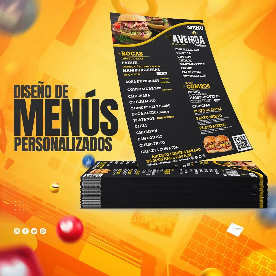 Diseño de Menu