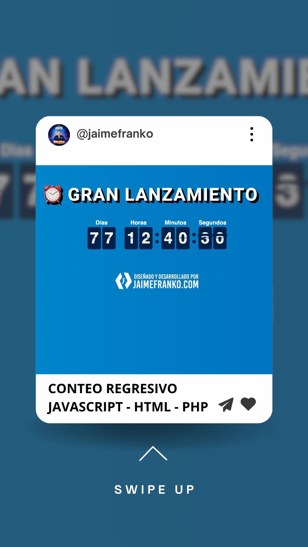 Conteo Regresivo para sitios web