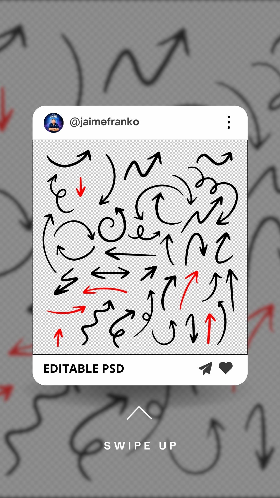 Flechas Editables PSD 