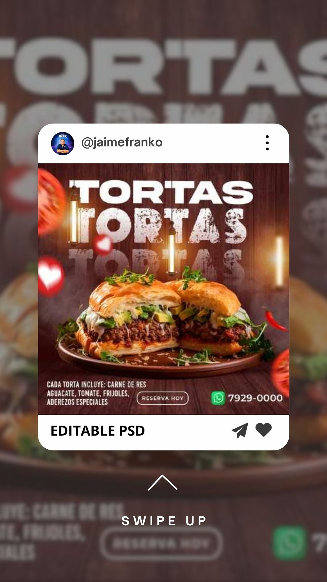 Plantilla Tortas PSD