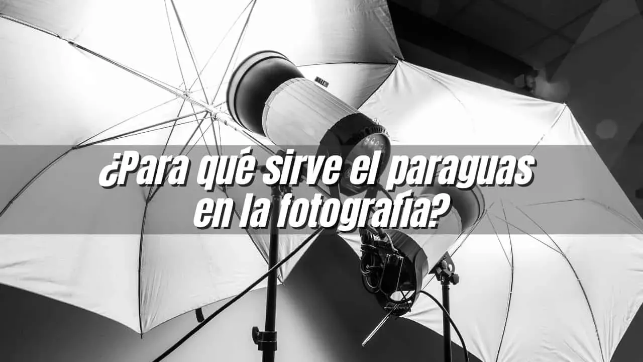 ¿Para qué sirve el paraguas en la fotografía?