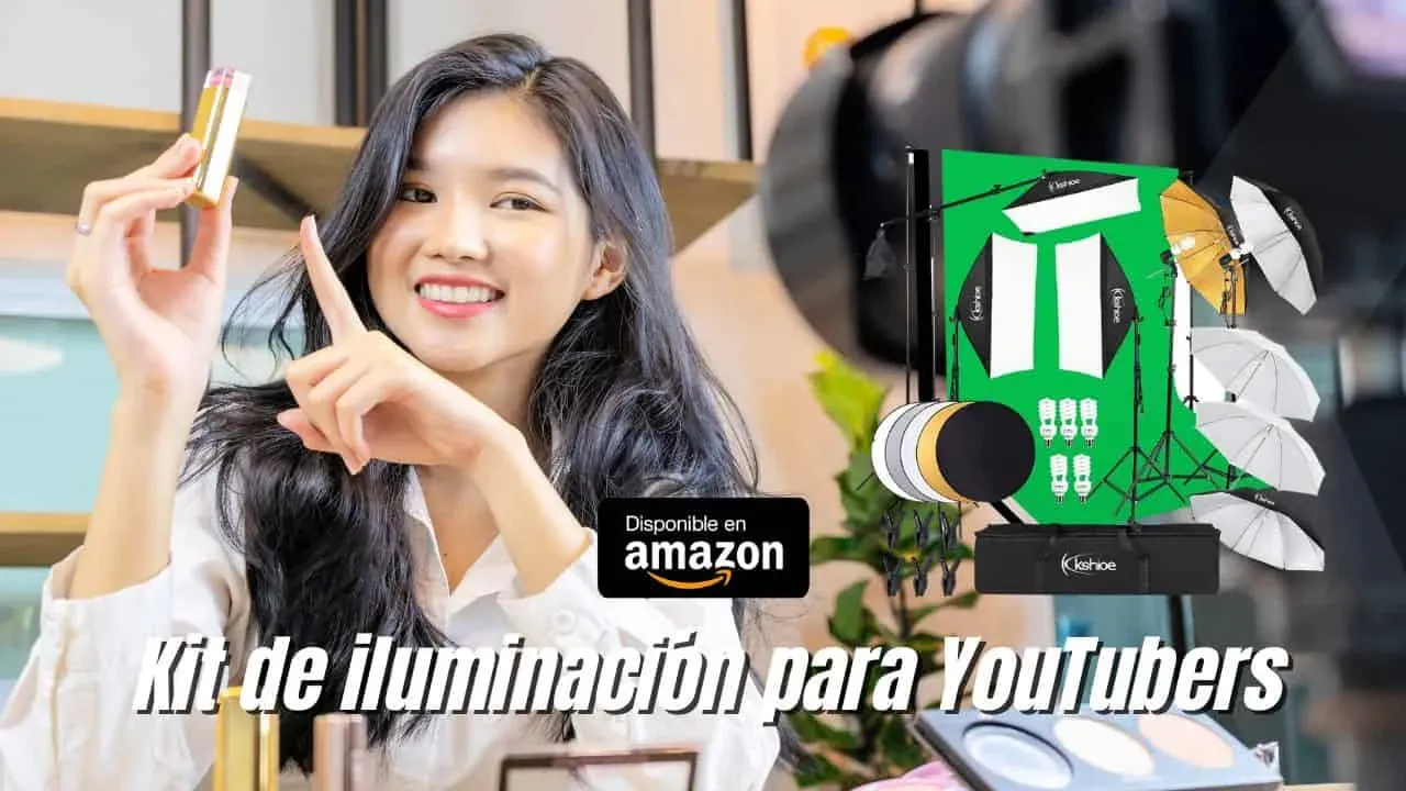 Kshioe Kit de iluminación para fotografía y video