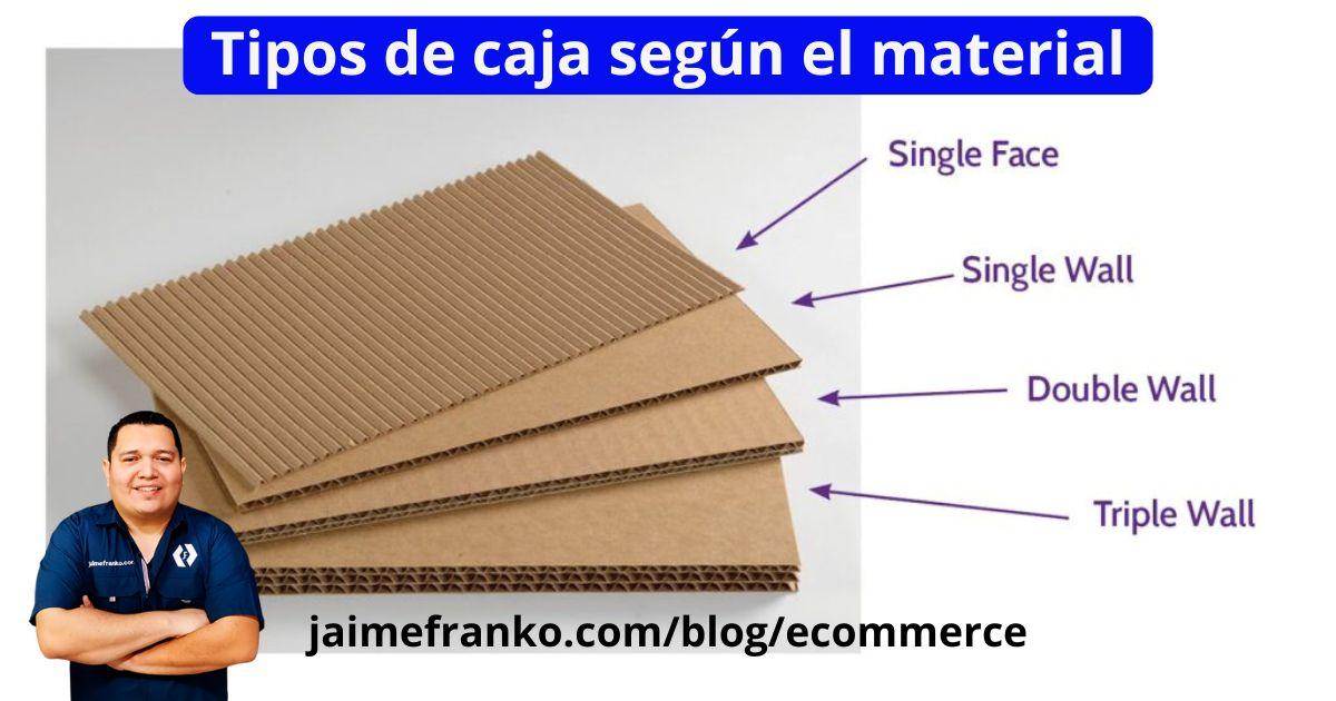 📝 Tipos de cajas según el material