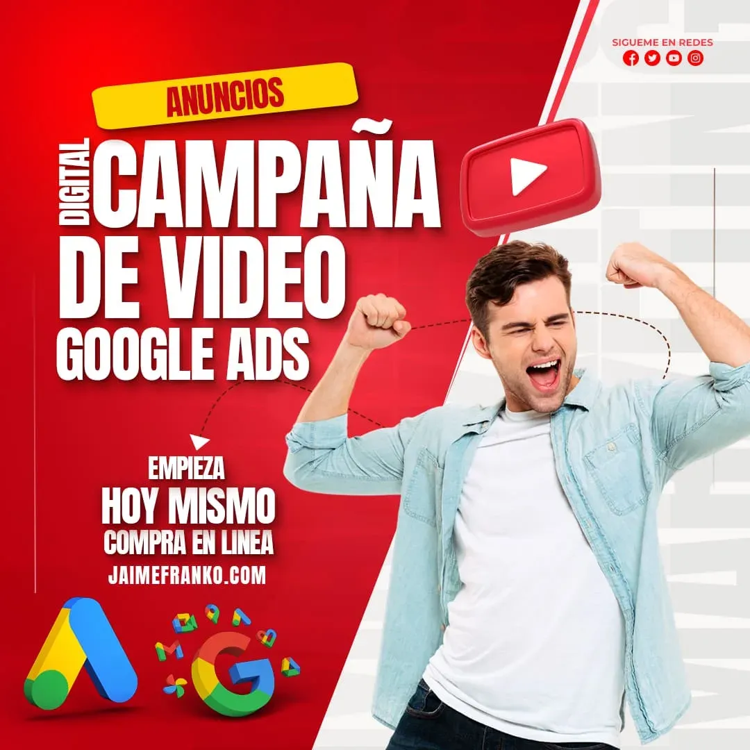 Campaña de Video YouTube ADS