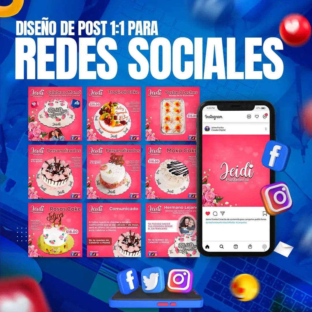 Diseño de creativos para redes sociales