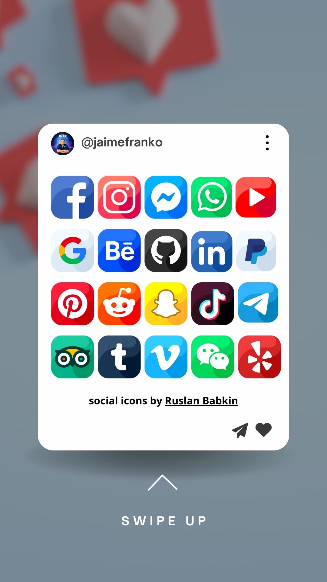 Iconos de redes sociales