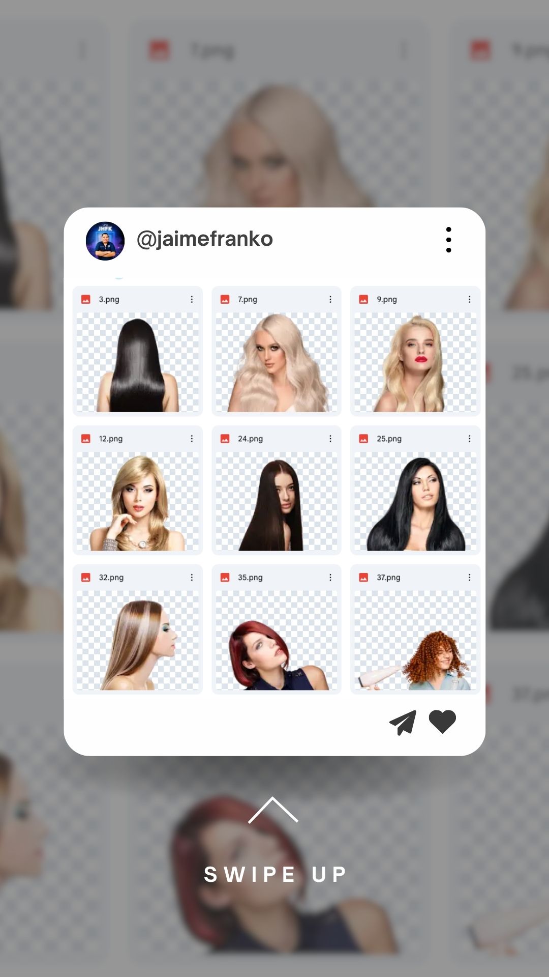 Modelos Pack 2 - PNG Fondo Transparente